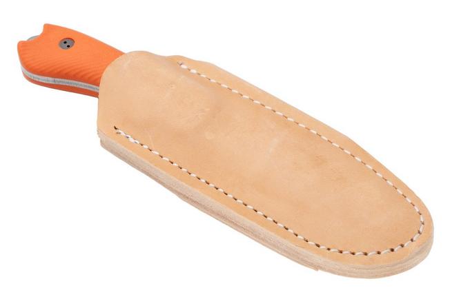Afbeelding voor Bradford Knives Guardian 3.2 MagnaCut False Edge, Stonewashed Finish, Orange G10, vaststaand mes