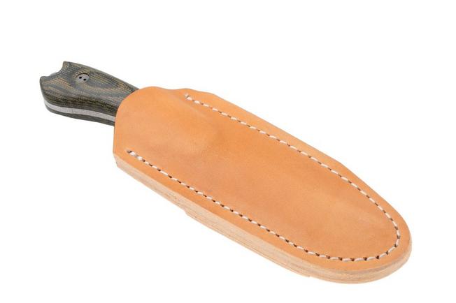 Afbeelding voor Bradford Knives Guardian 3.2 MagnaCut False Edge, Stonewashed Finish, Camo Micarta, vaststaand mes