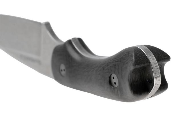 Afbeelding voor Bradford Knives Guardian 3.2 MagnaCut False Edge, Stonewashed Finish, Carbon Fiber, vaststaand mes