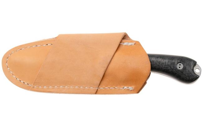 Afbeelding voor Bradford Knives Guardian 3.2 MagnaCut False Edge, Stonewashed Finish, Carbon Fiber, vaststaand mes