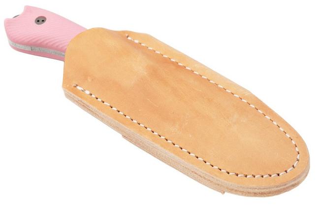 Afbeelding voor Bradford Knives Guardian 3.2 MagnaCut False Edge, Stonewashed Finish, Pink G10, vaststaand mes