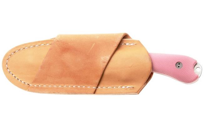 Afbeelding voor Bradford Knives Guardian 3.2 MagnaCut False Edge, Stonewashed Finish, Pink G10, vaststaand mes