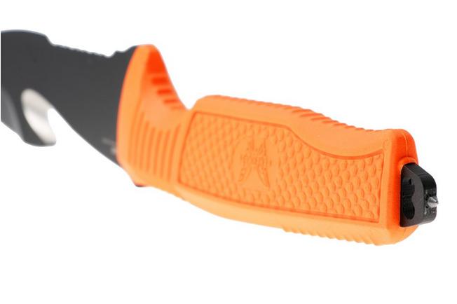 Afbeelding voor Benchmade H2O US Navy Special Edition 112SBK-SOML Black Cerakote N680, Orange Santoprene, duikmes
