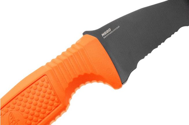 Afbeelding voor Benchmade H2O US Navy Special Edition 112SBK-SOML Black Cerakote N680, Orange Santoprene, duikmes