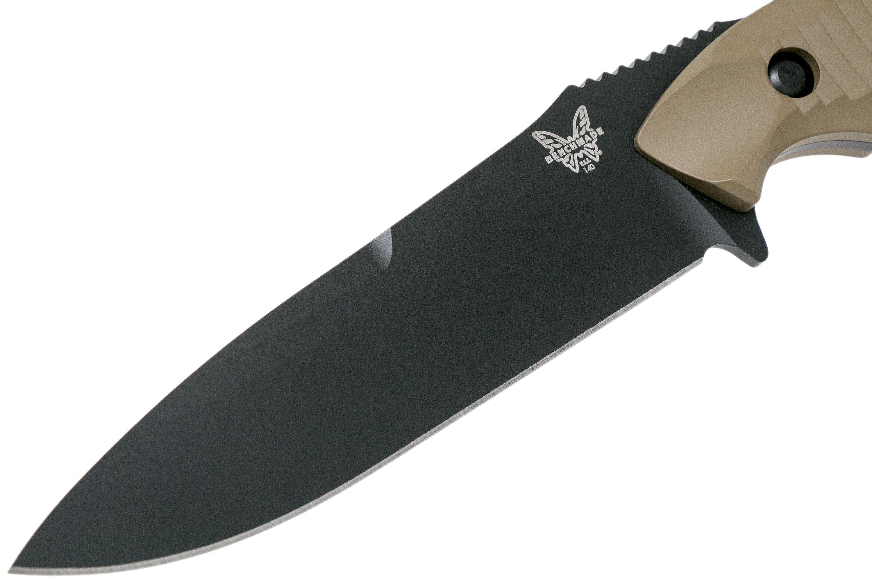 Benchmade Nimravus 140BKSN Sand survival knife Advantageously