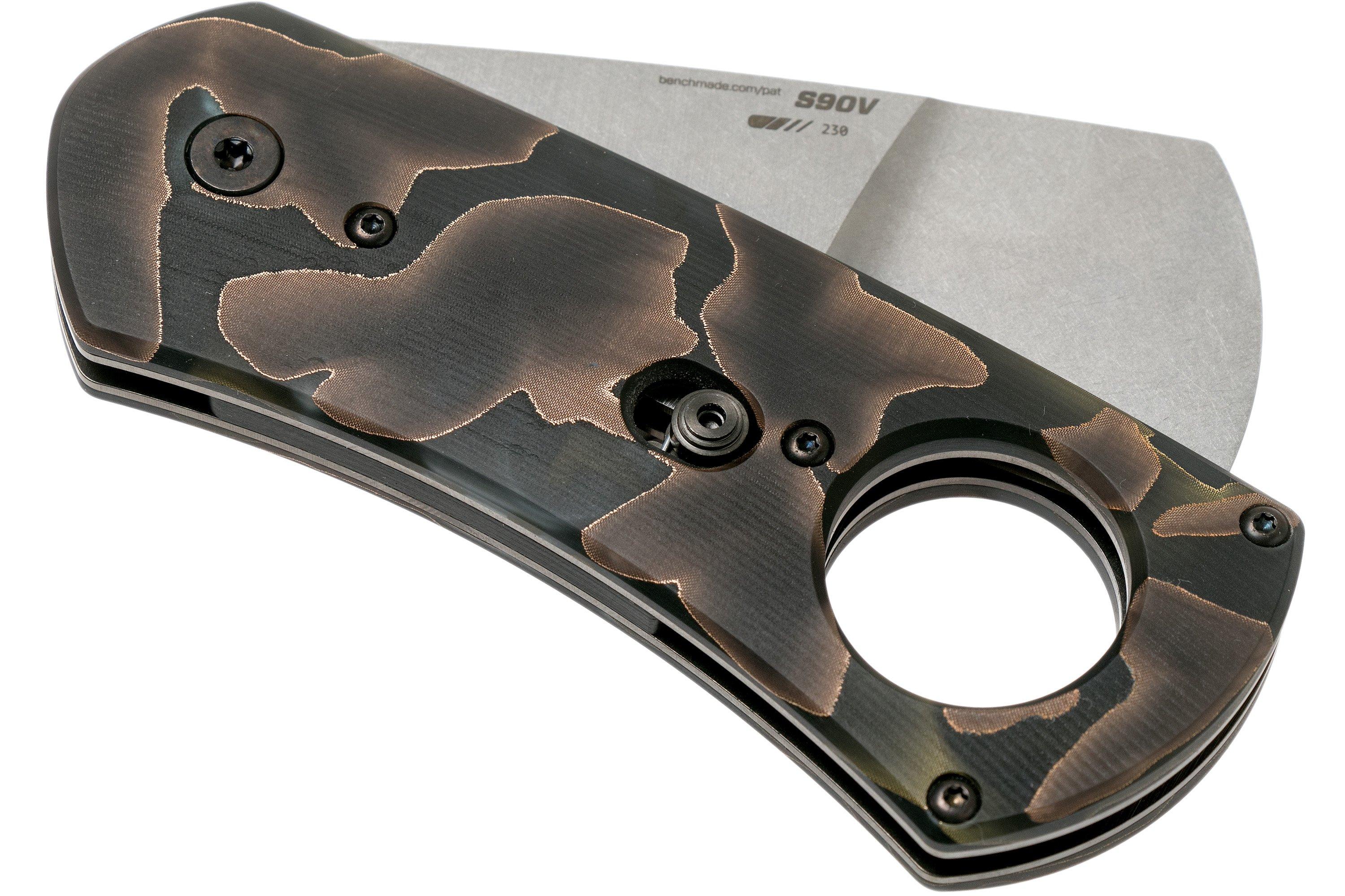 Benchmade Cigar Cutter 1500191 CPM S90V Gold Class Advantageously