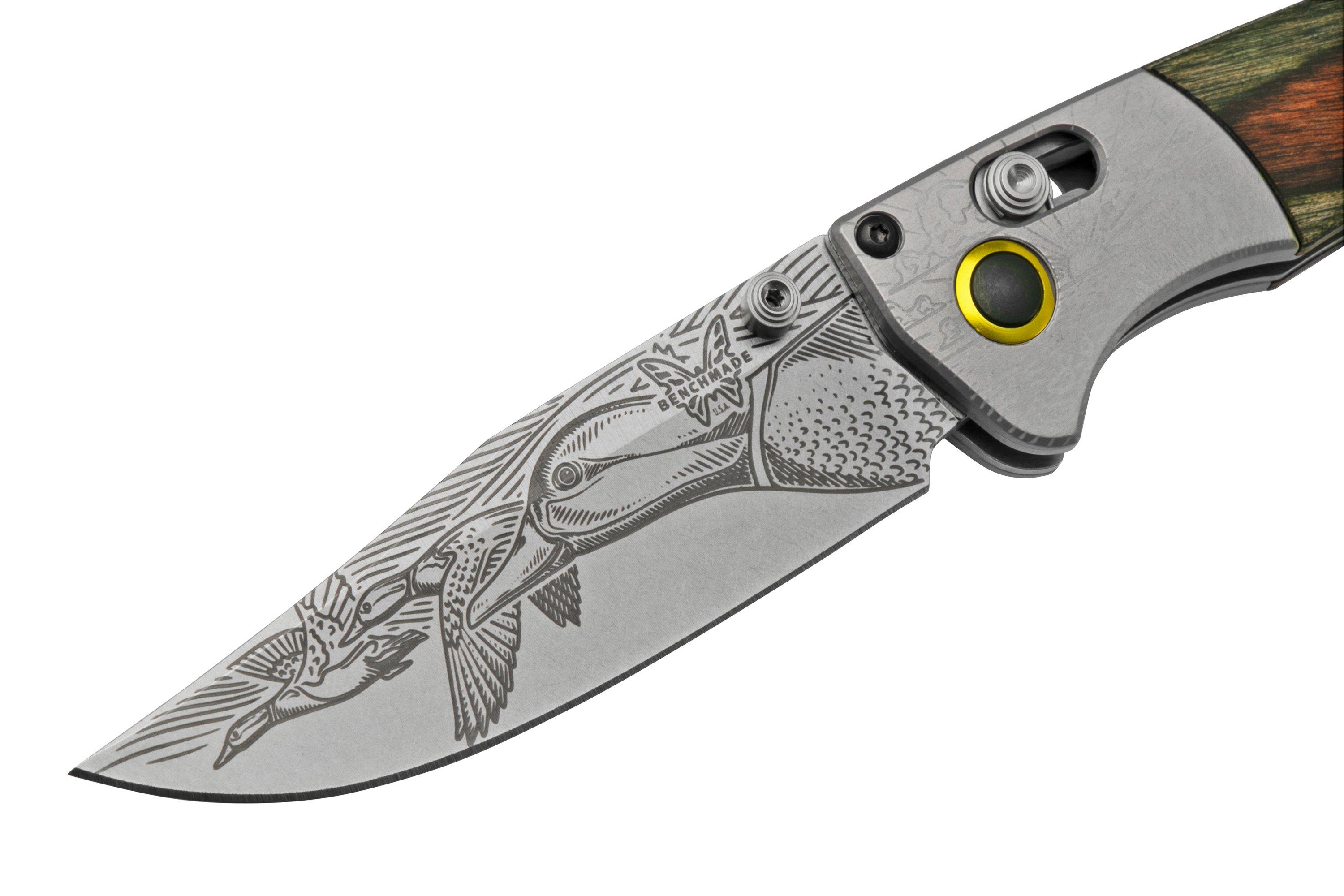 Benchmade Mini Crooked River Mallard Limited Edition Artist Series