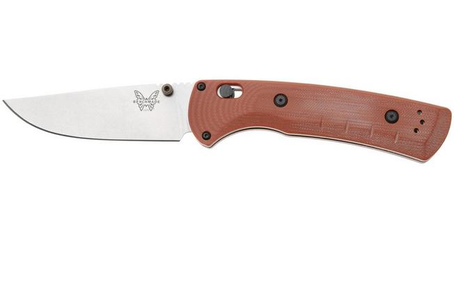 Afbeelding voor Benchmade SlipRidge 15090-01, Stonewashed CPM MagnaCut, Rust Orange G10 zakmes