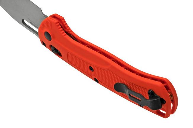 Benchmade Knives: 15535 Taggedout - AXIS Lock - Orange Grivory