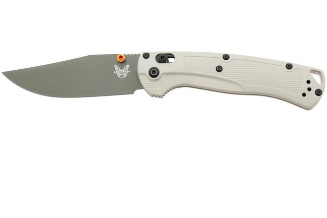 Afbeelding voor Benchmade Taggedout 15536GN-01 Green Cerakote Elmax, Tan Grivory, jachtzakmes