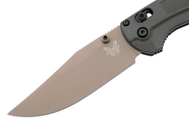 Afbeelding voor Benchmade Taggedout 15536TN-02 Tan Cerakote Elmax, Deep Olive Grivory, jachtzakmes