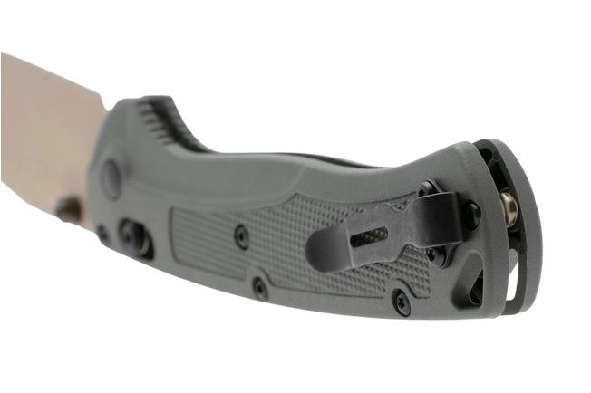 Afbeelding voor Benchmade Taggedout 15536TN-02 Tan Cerakote Elmax, Deep Olive Grivory, jachtzakmes