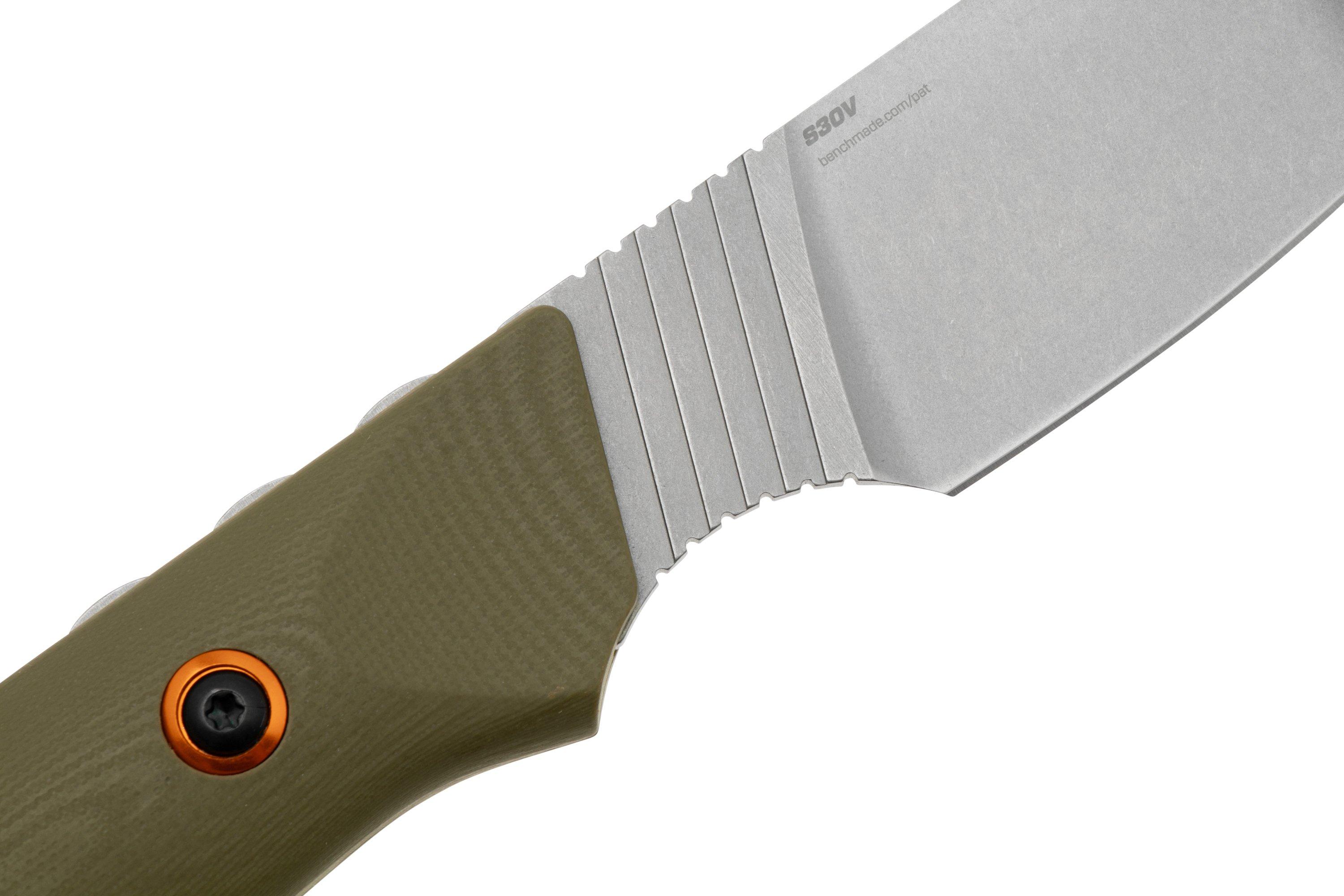 Benchmade Raghorn 15600-01, CPM-S30V, OD Green G10, hunting knife ...