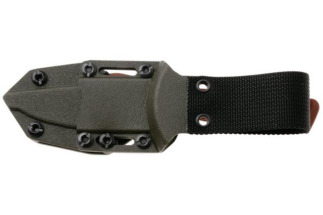 Afbeelding voor Benchmade SlipRidge Fixed 15650-01-KIT, Stonewashed CPM MagnaCut, Rust Orange G10, jachtmes met ontweihaak