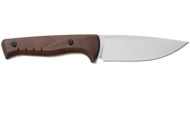 Afbeelding voor Benchmade SlipRidge Fixed 15650-KIT, Stonewashed CPM MagnaCut, Stabilized Wood, jachtmes met ontweihaak