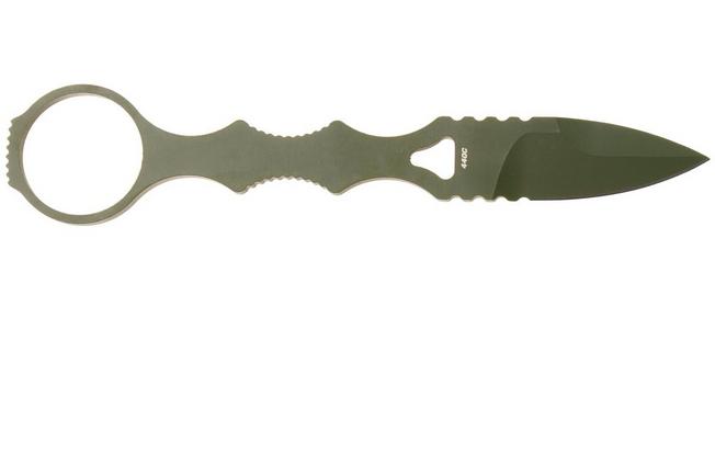 Afbeelding voor Benchmade Mini SOCP 177GN, Olive Drab Cerakote 440C, vaststaand mes, Greg Thompson design