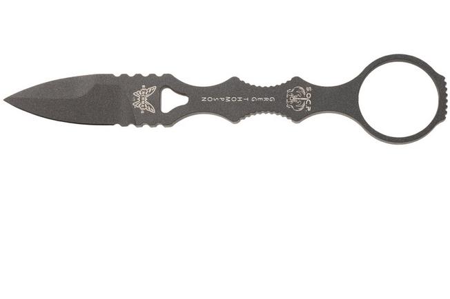 Afbeelding voor Benchmade Mini SOCP 177GY, Urban Gray Cerakote 440C, vaststaand mes, Greg Thompson design
