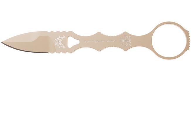 Afbeelding voor Benchmade Mini SOCP 177SN, FDE Cerakote 440C, vaststaand mes, Greg Thompson design