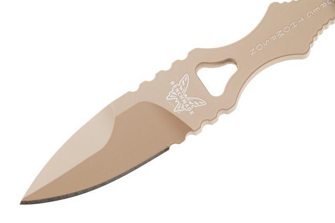 Afbeelding voor Benchmade Mini SOCP 177SN, FDE Cerakote 440C, vaststaand mes, Greg Thompson design