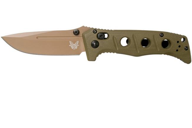 Benchmade 273FE-2 Sibert Mini Adamas OD Green G10, Flat Earth