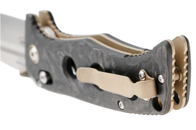 Afbeelding voor Benchmade Adamas 275-05, Stonewashed CPM MagnaCut, Marbled Carbon Fiber zakmes, Shane Sibert design