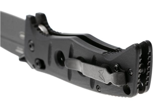 Afbeelding voor Benchmade Adamas 275GY-03, Black Oxide CPM MagnaCut, Black G10 zakmes, Shane Sibert design