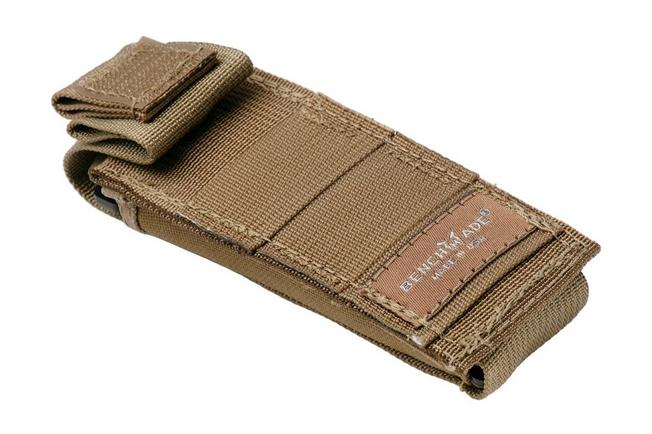 Afbeelding voor Benchmade Adamas 275SFE-04, Flat Earth Cerakote CPM MagnaCut, OD Green G10, partly serrated zakmes, Shane Sibert design