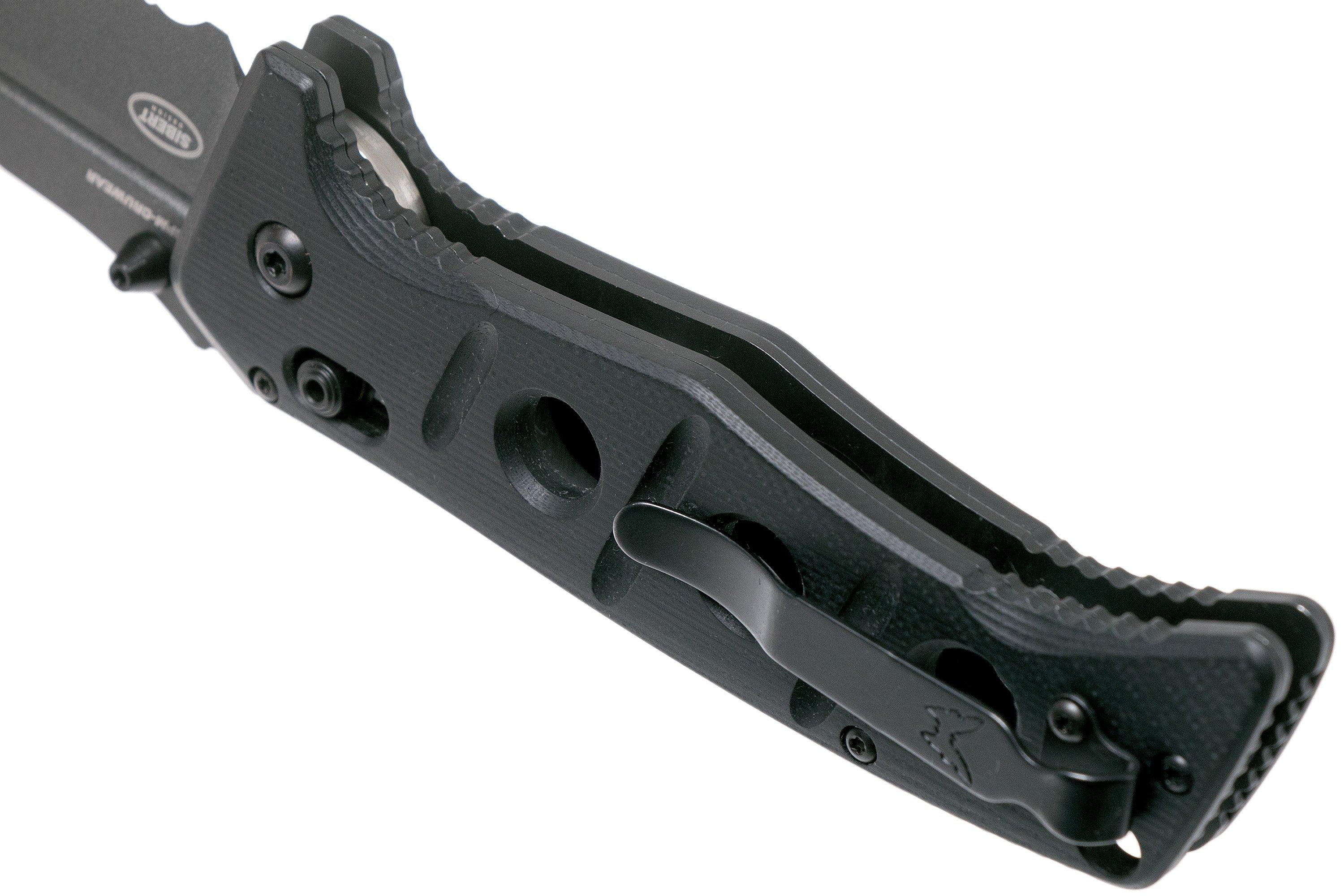 Benchmade 275SGY1 Sibert Adamas Black G10, Tungsten Grey Serrated