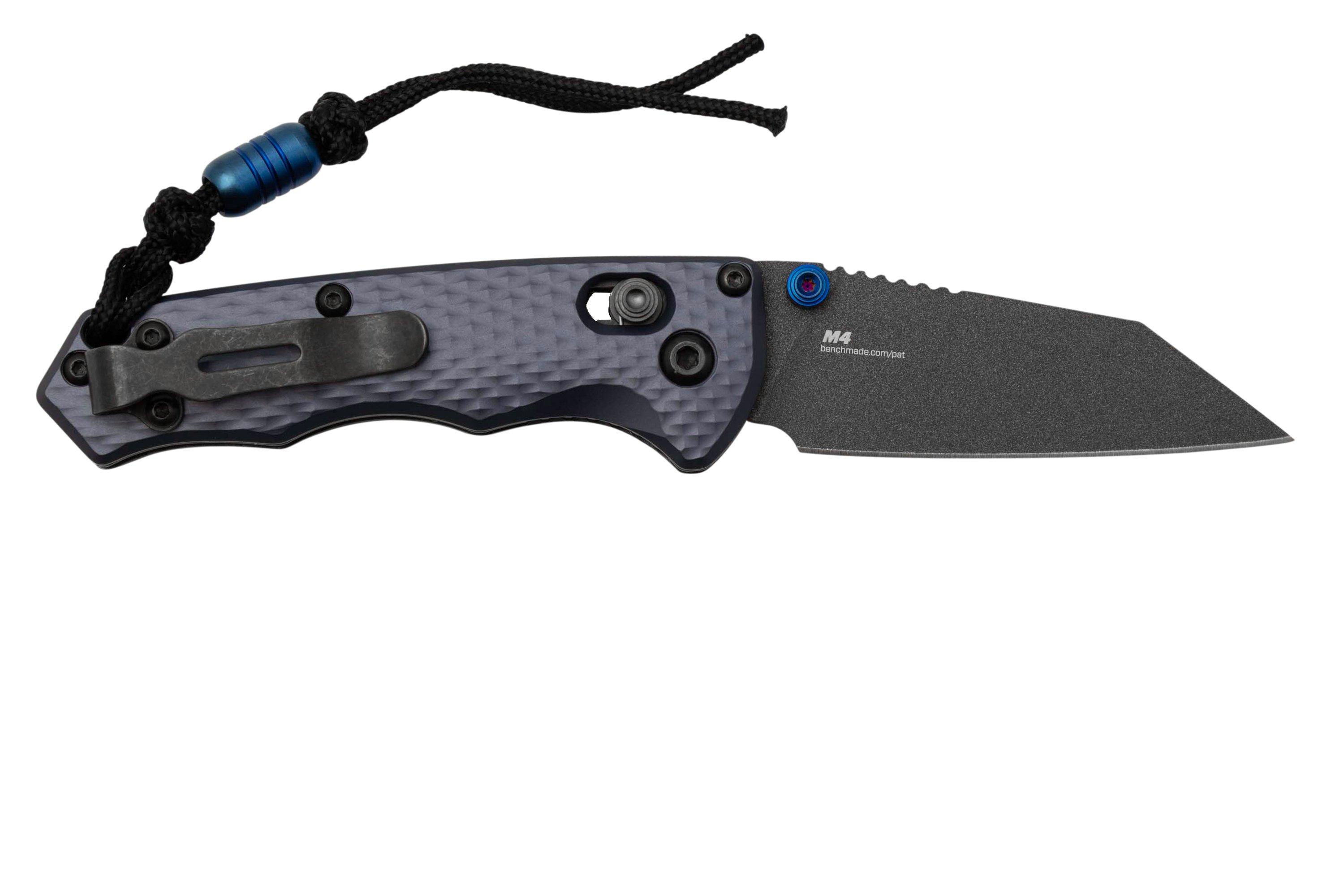 Benchmade 290BK Full Immunity Crater Blue pocket knife | Advantageously ...