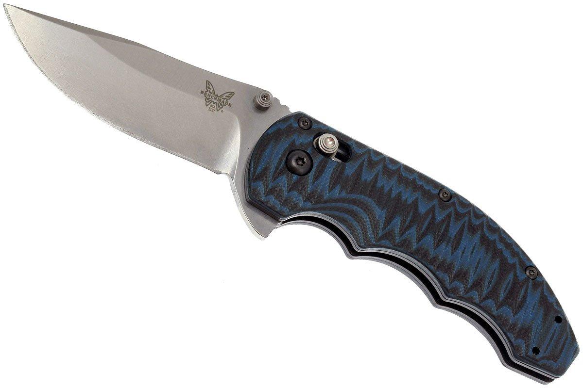 Benchmade 300-1 Axis Flipper, black/blue | Advantageously shopping at ...