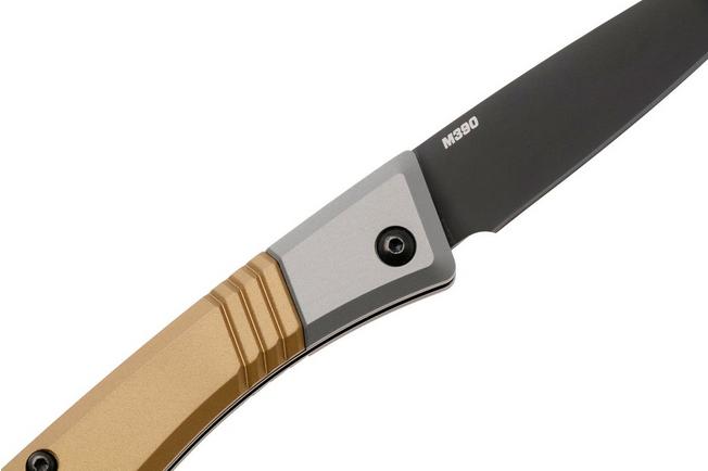 Bild für Benchmade Successor 315BK-01, Black Cerakote M390, Burnt Brass, Ash Gray, Aluminium, Taschenmesser