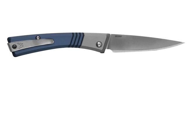 Image for Benchmade Successor 315, Satin M390, Crater Blue, Ash Gray, Aluminium, pocket knife
