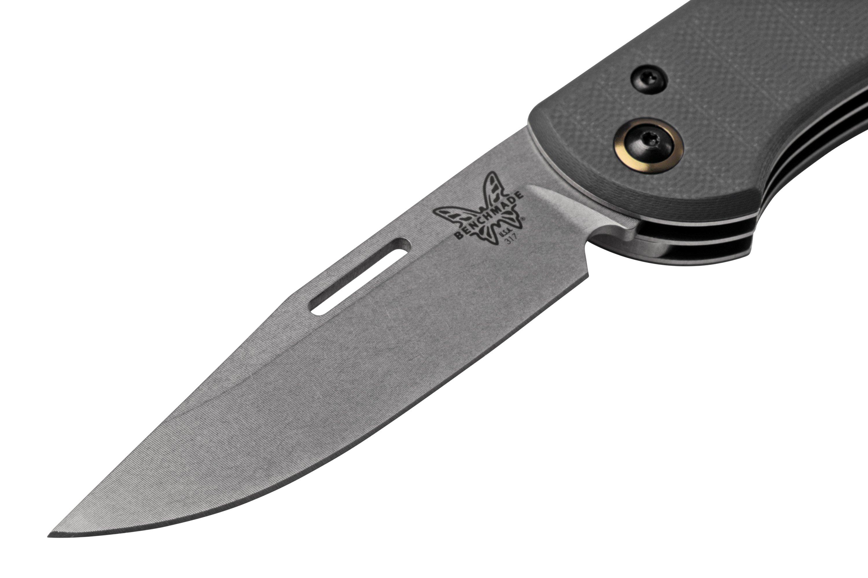 Benchmade Weekender 317 Cool Gray G10, Slipjoint pocket knife 