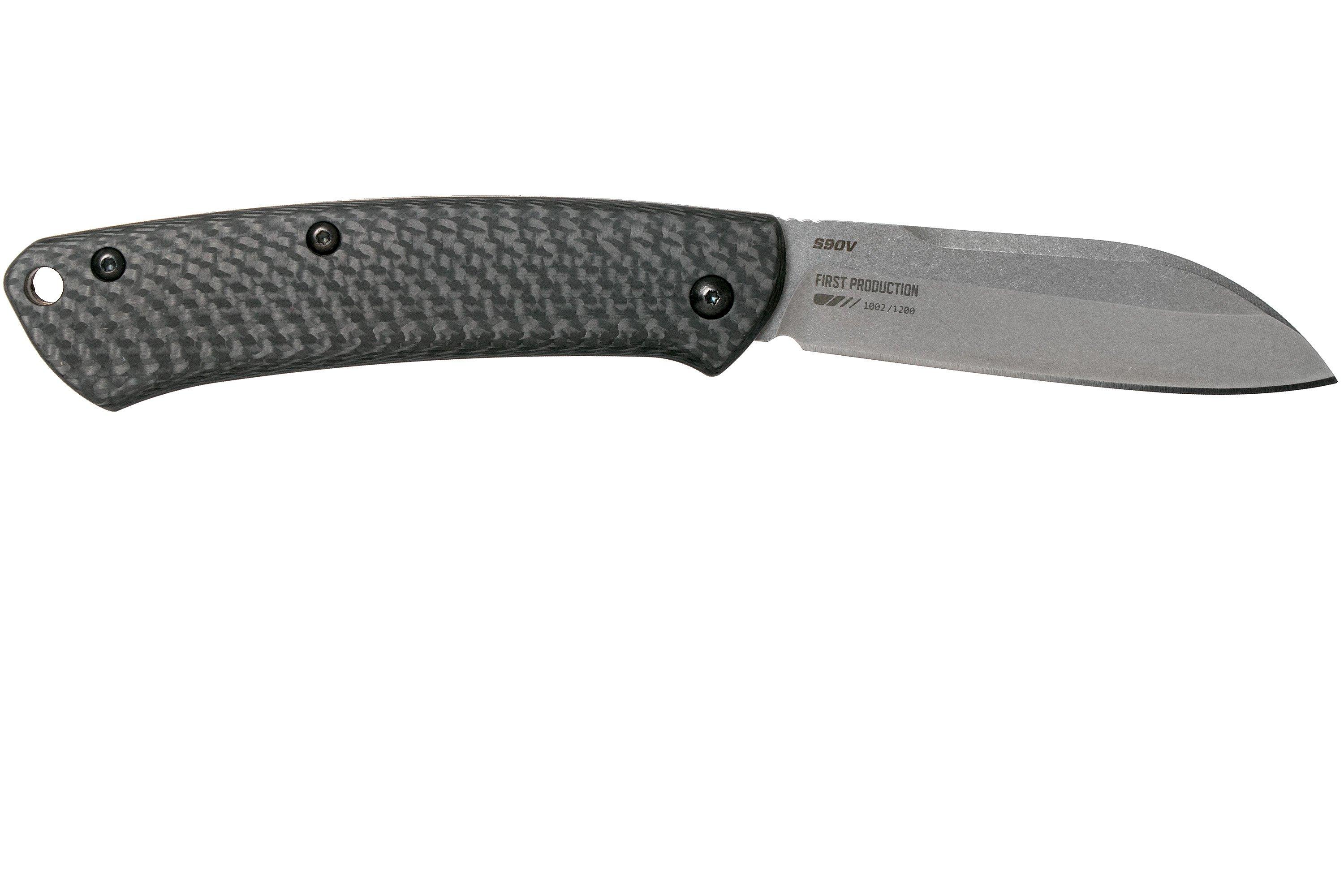 Benchmade Proper 319-2 Carbon fibre S90V Slipjoint pocket knife ...