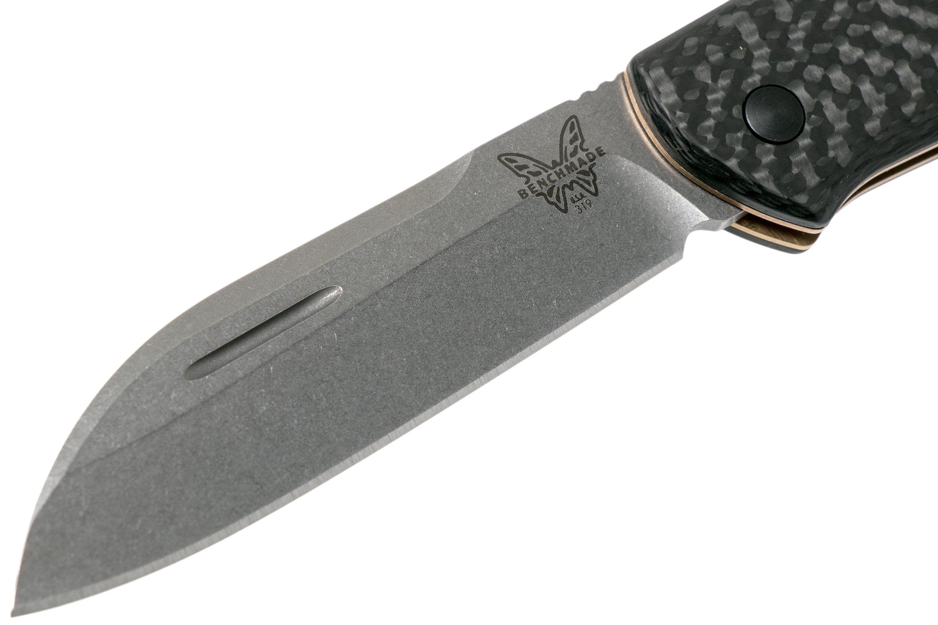 Benchmade Proper 3192 Carbon fibre S90V Slipjoint pocket knife
