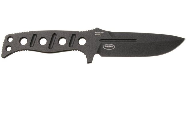 Afbeelding voor Benchmade Fixed Adamas 375BK-02, Cobalt Black Cerakote CPM MagnaCut, Black Paracord, vaststaand mes, Shane Sibert design