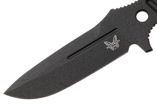 Afbeelding voor Benchmade Fixed Adamas 375BK-02, Cobalt Black Cerakote CPM MagnaCut, Black Paracord, vaststaand mes, Shane Sibert design