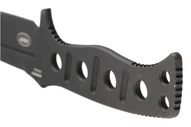 Afbeelding voor Benchmade Fixed Adamas 375BK-02, Cobalt Black Cerakote CPM MagnaCut, Black Paracord, vaststaand mes, Shane Sibert design