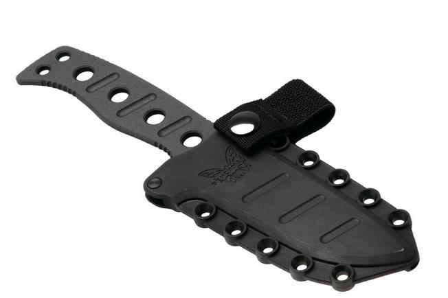 Afbeelding voor Benchmade Fixed Adamas 375BK-02, Cobalt Black Cerakote CPM MagnaCut, Black Paracord, vaststaand mes, Shane Sibert design