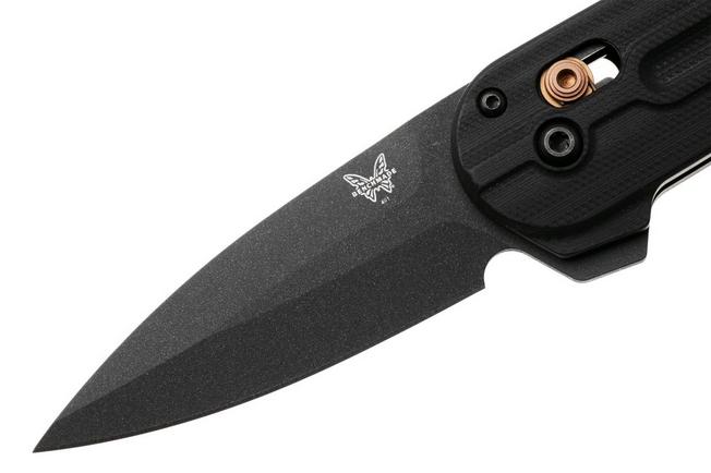 Afbeelding voor Benchmade Lowden 491BK-02, Black Cerakote CPM S90V, Black G10 zakmes