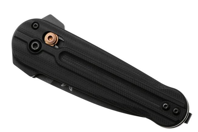 Afbeelding voor Benchmade Lowden 491BK-02, Black Cerakote CPM S90V, Black G10 zakmes