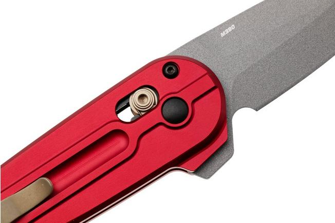 Afbeelding voor Benchmade Lowden 491GY-01 PVD M390, Phoenix Red Aluminium, zakmes