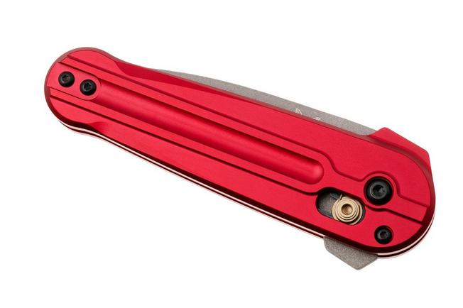 Afbeelding voor Benchmade Lowden 491GY-01 PVD M390, Phoenix Red Aluminium, zakmes