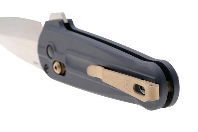 Afbeelding voor Benchmade Lowden 491 Stonewashed M390, Crater Blue Aluminium, zakmes