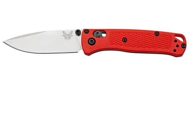 Benchmade Knives: 533-04 Mini Bugout - Mesa Red Grivory - CPM-S30V - AXIS  Lock