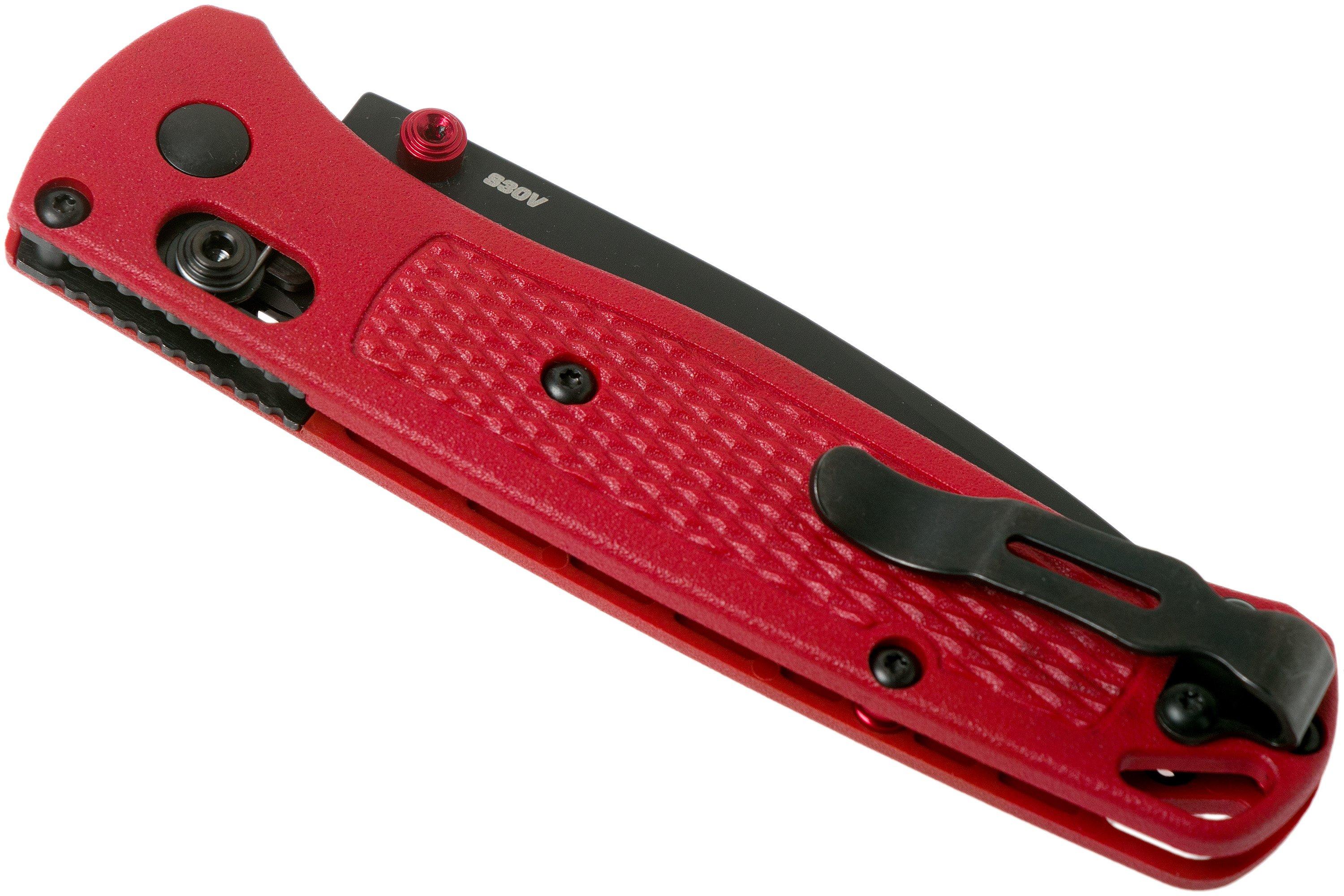 Benchmade Bugout International Exclusive 535BK2001 Crimson Red pocket