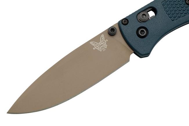  Benchmade - Bugout 535 EDC Knife with Blue Grivory