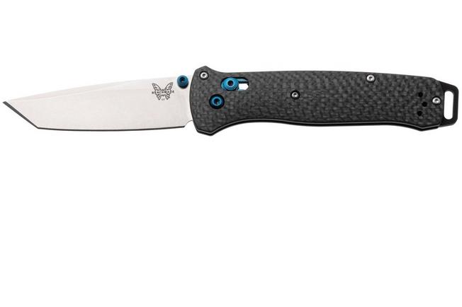 Afbeelding voor Benchmade Bailout 537-09 Böhler M390, Carbon Fiber, Sapphire Blue, zakmes