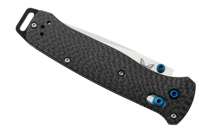 Afbeelding voor Benchmade Bailout 537-09 Böhler M390, Carbon Fiber, Sapphire Blue, zakmes