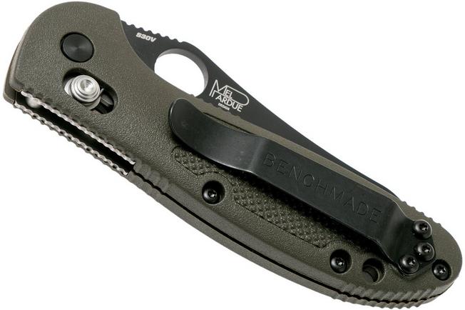 Image for Benchmade Mini-Griptilian 555BKOD-S30V pocket knife, Mel Pardue design